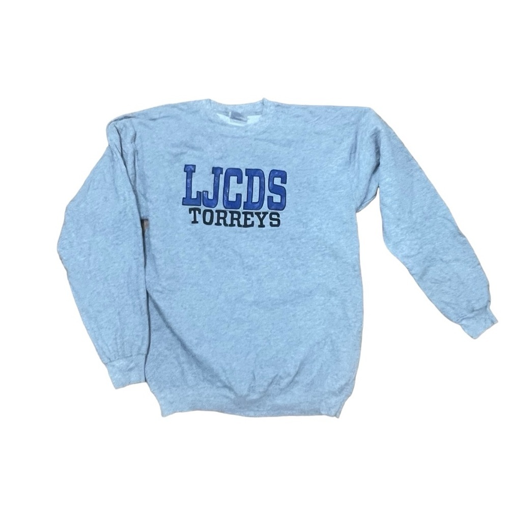 Men’s Medium La Jolla Country Day School Torreys LJCDS Crewneck Sweatshirt JIT30